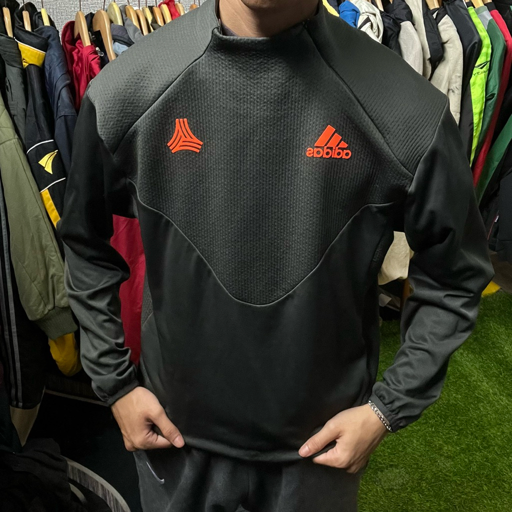 ADIDAS TRACKTOP FOOTBALL TRAINING JACKET BIG LOGO