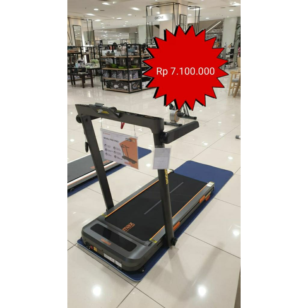 bodymax treadmill dual pad pro