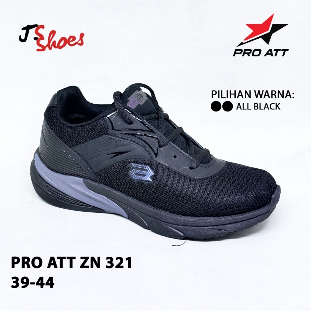 PRO ATT ZN 321 - SEPATU SEKOLAH TALI ANAK DEWASA MERK PRO ATT ORIGINAL