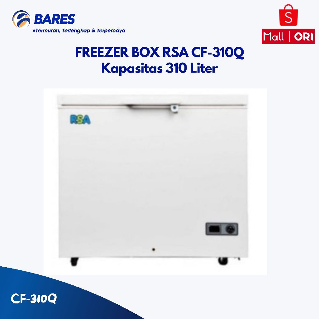RSA Lemari Pembeku RSA Chest Freezer 310 Liter RSA CF-310Q