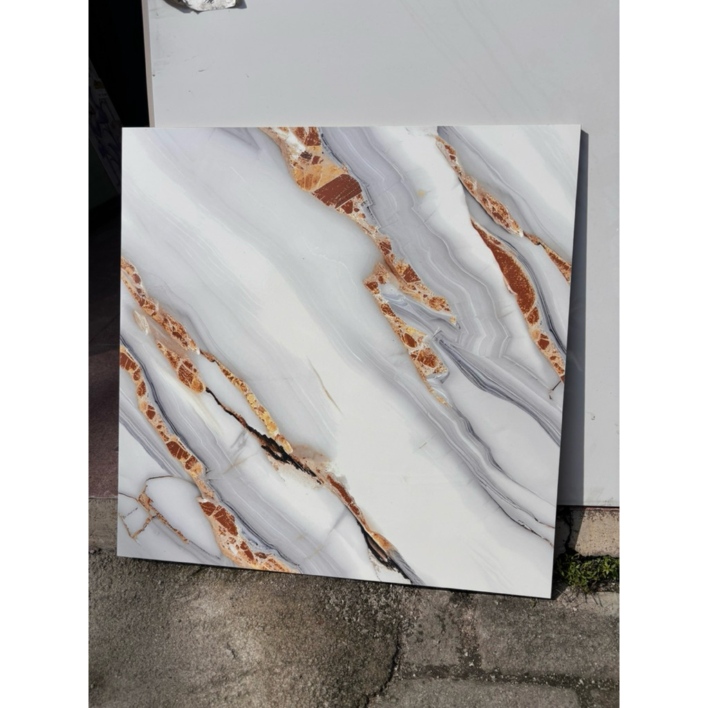 Keramik Cutting Motif Marmer 50x50 Legolas Brown