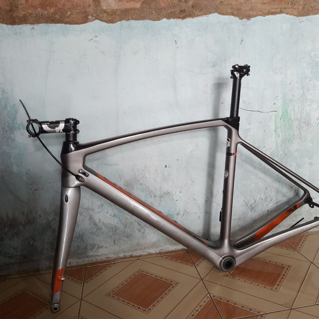 frame roadbike polygon strattos s7d carbon size m mulus