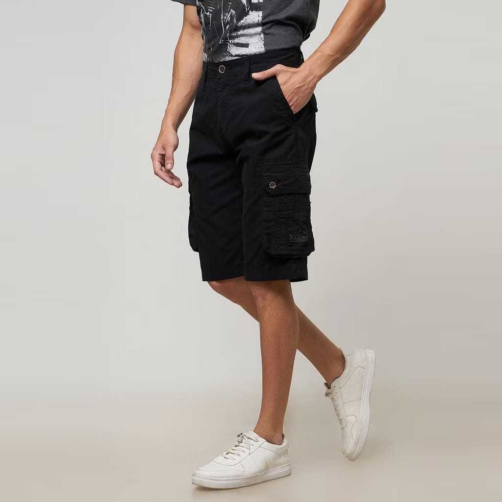 [ORIGINAL] Gabrielle Celana Pendek Cargo Black Pria Dewasa - RITA