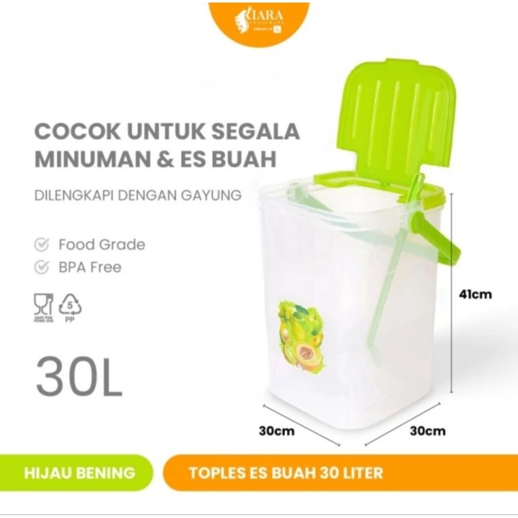 TOPLES ES BUAH 30 LITER PLUS GAYUNG KIARA