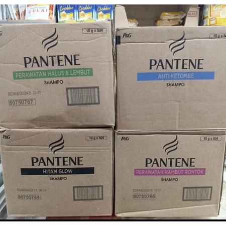 ( KARTON ) SHAMPOO PANTENE SACHET ALL VARIAN - SHAMPO PANTENE RENCENG 1 DUS ISI 45 RENCENG