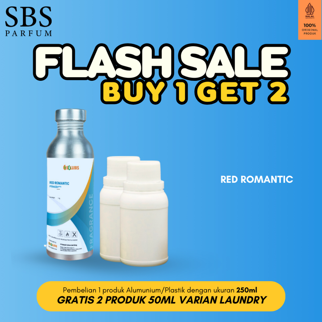 BUY 1 GET 2 FREE - Bibit Parfum Laundry Murni [Red Romantic]  | 250ml - Woody Floral