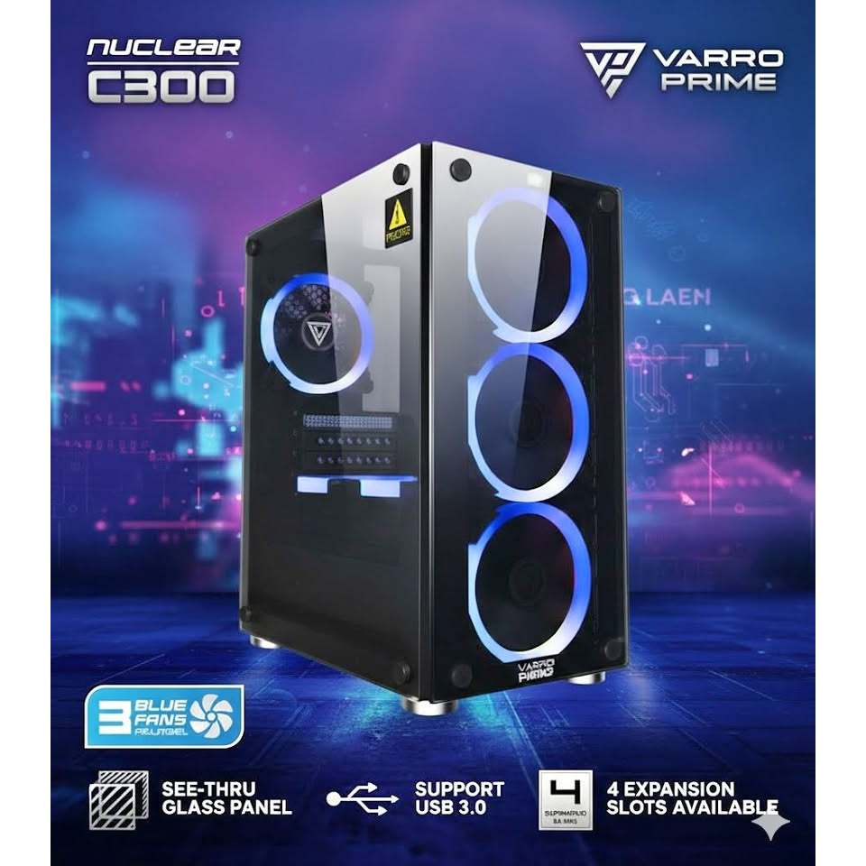 PC GAMING editing i3 12100F RAM SSD VGA RX 5500XT 4GB