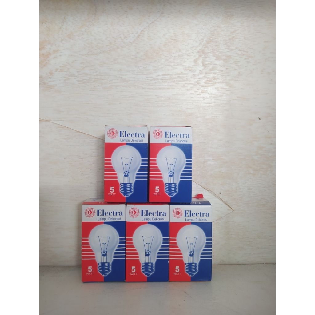 Lampu led Electra 5 Watt Cahaya Kuning / hemat energi, terang