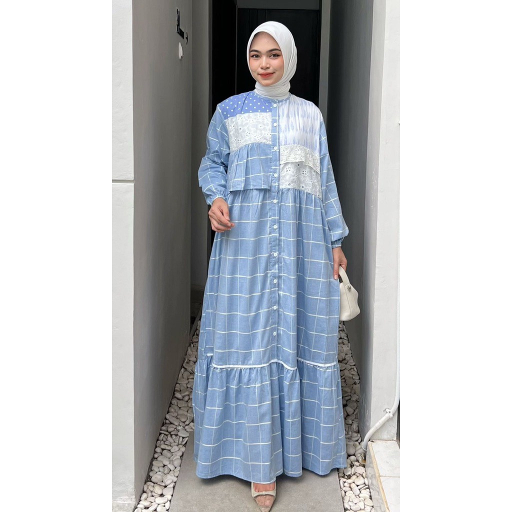Zalina Dress Athayaa Daily gamis wanita original / gamis athayaa / athayaa