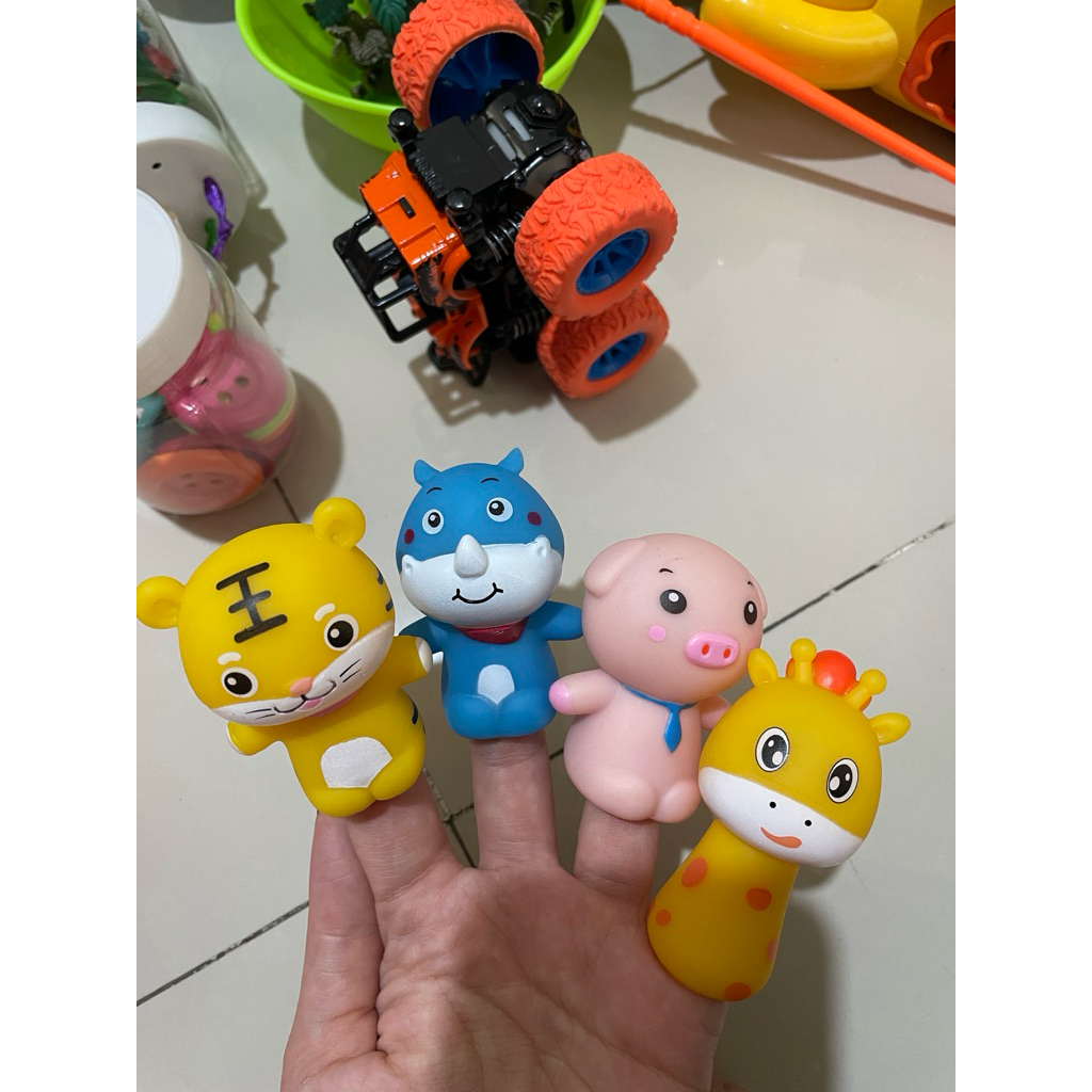 Boneka jari tangan silicon