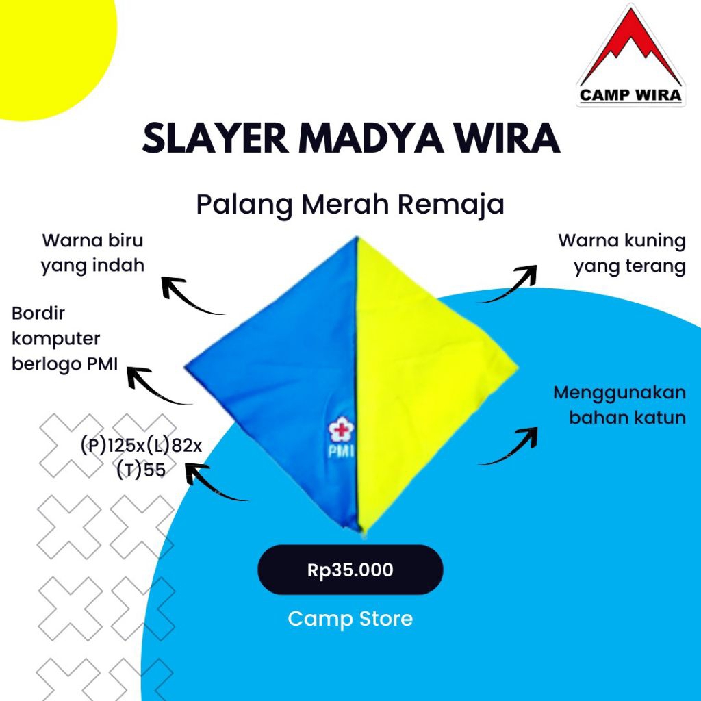[PREMIUM] Slayer PMR Madya Wira - Bahan Katun Bordir Komputer
