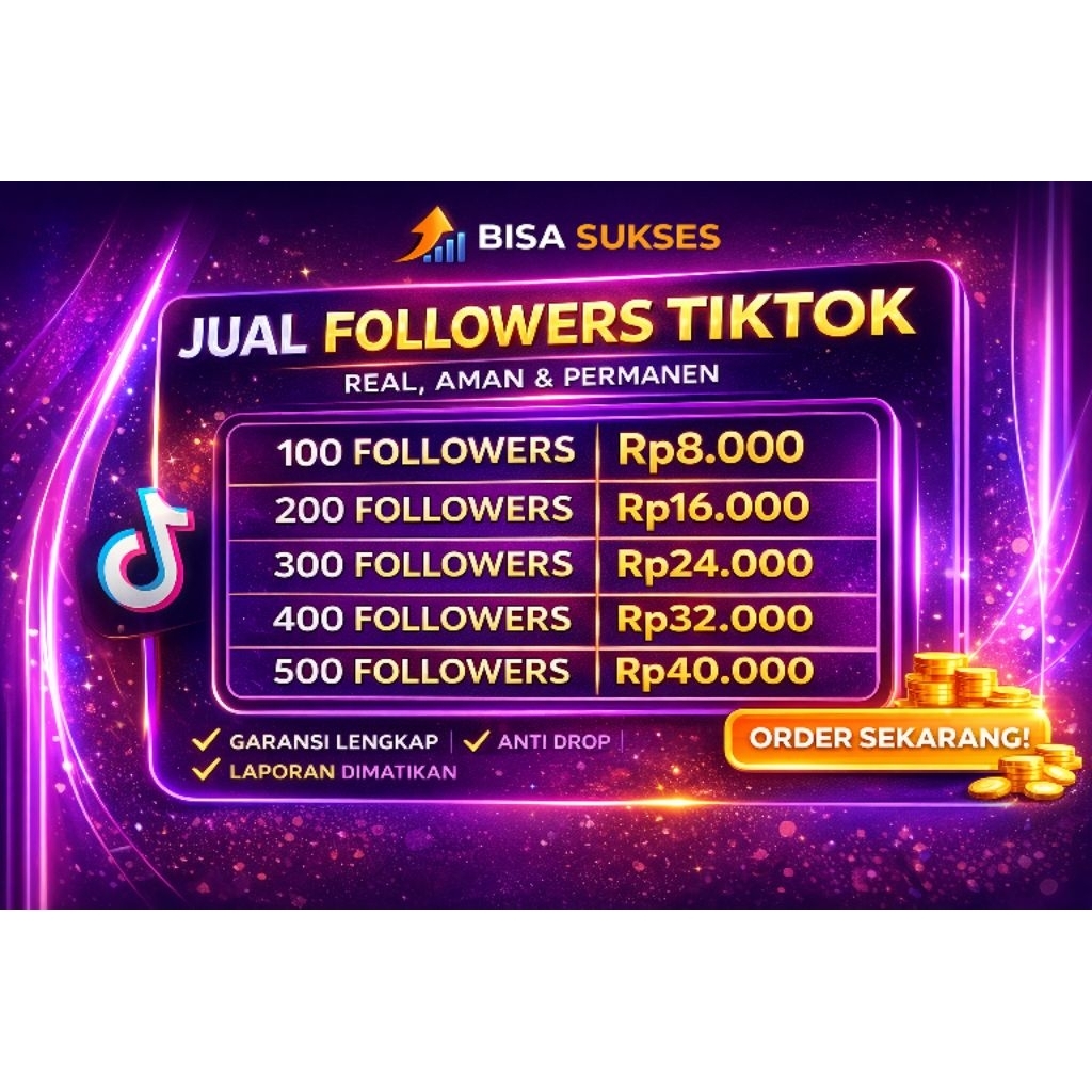 FOLLOWERS TIKTOK MURAH REAL INDO