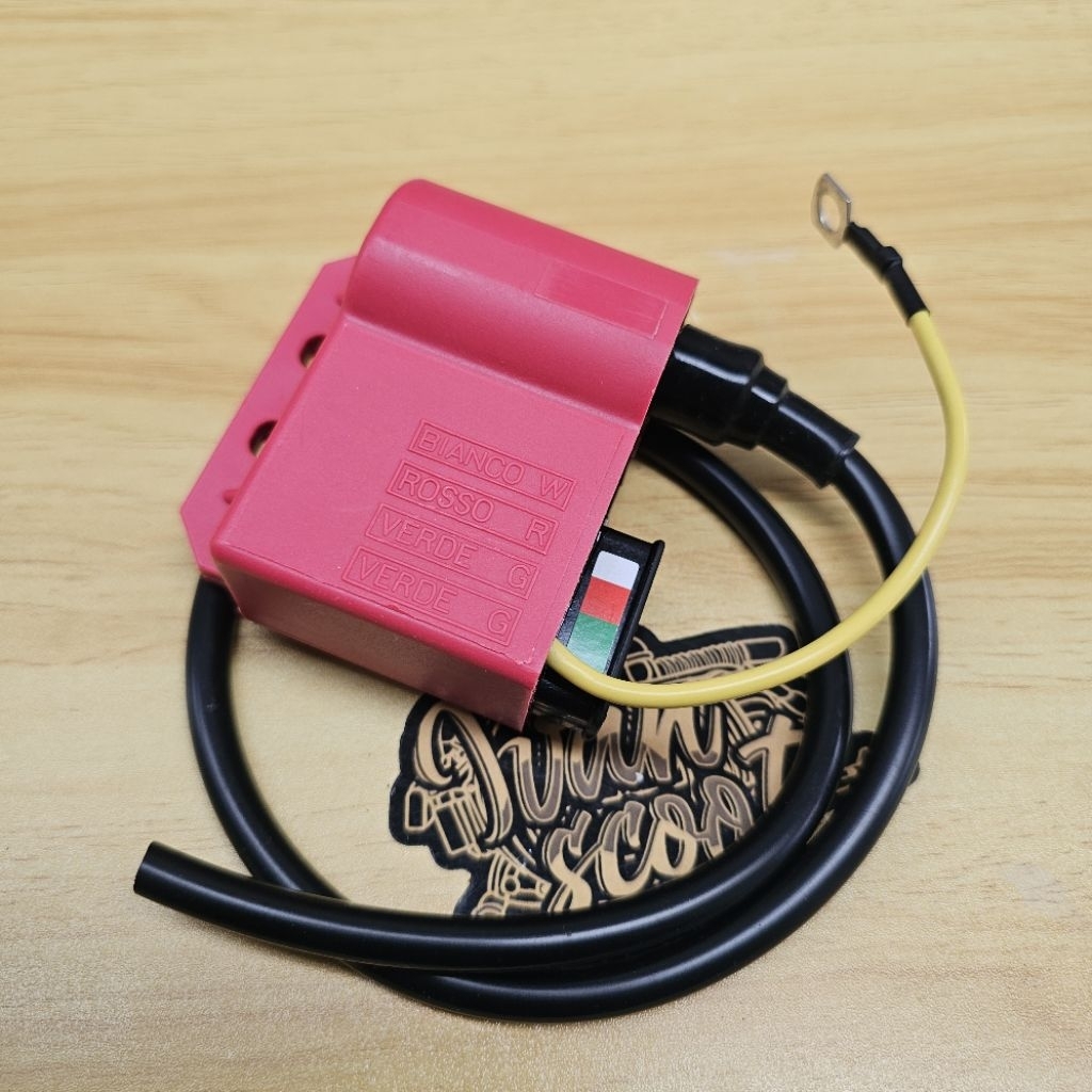 CDI BGM VESPA PIAGGIO MODEL BGM KOIL GANDENG CDI VESPA IMPORT ORIGINAL OEM
