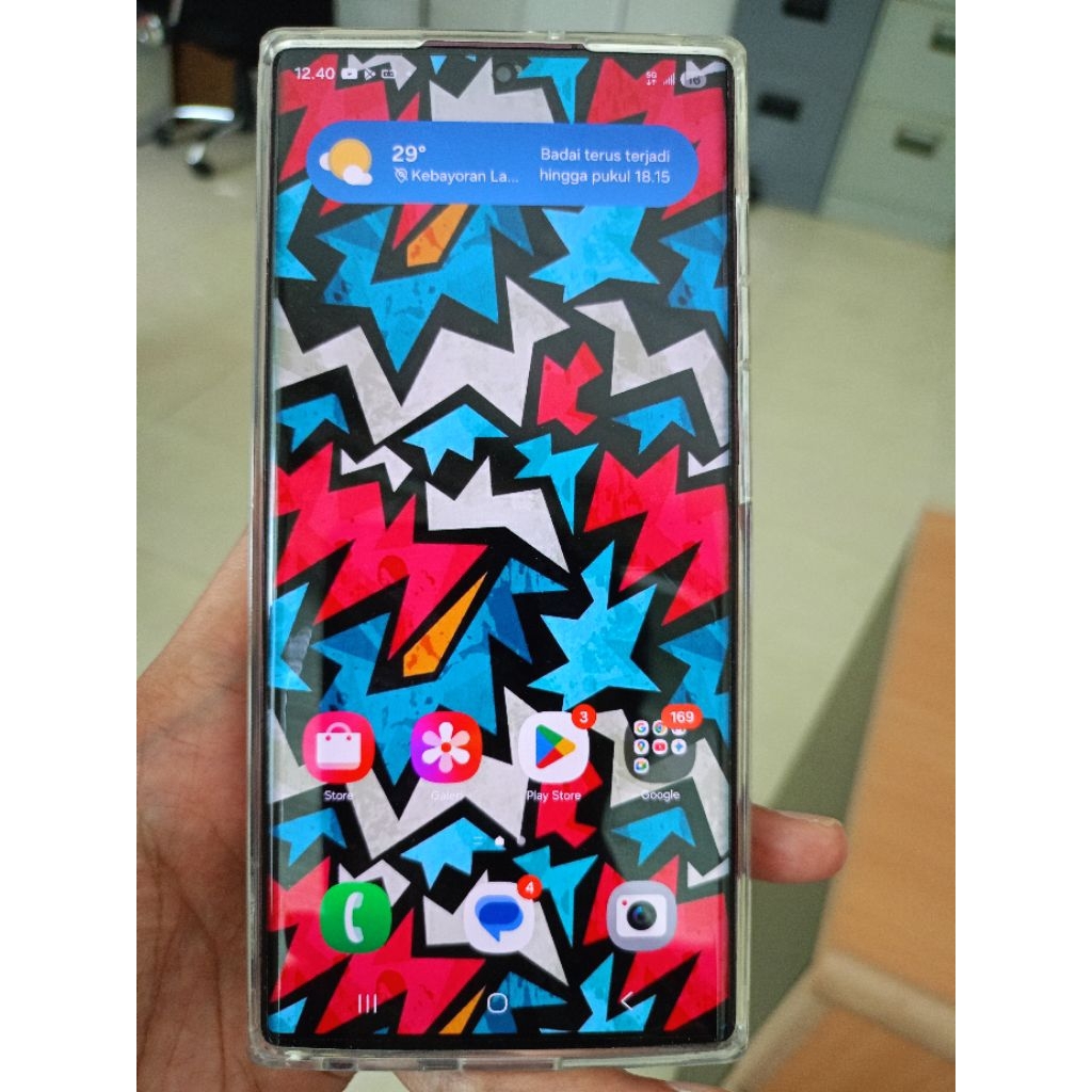 Samsung Galaxy S22 Ultra 12/256 Ex Inter Minus Tompel dikit