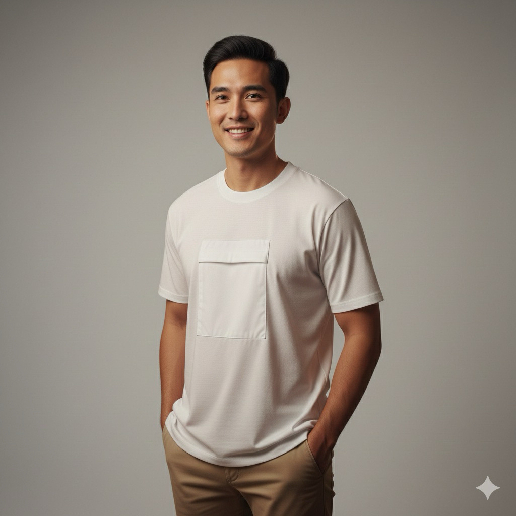 Kaos Oblong Haji Kantong Depan