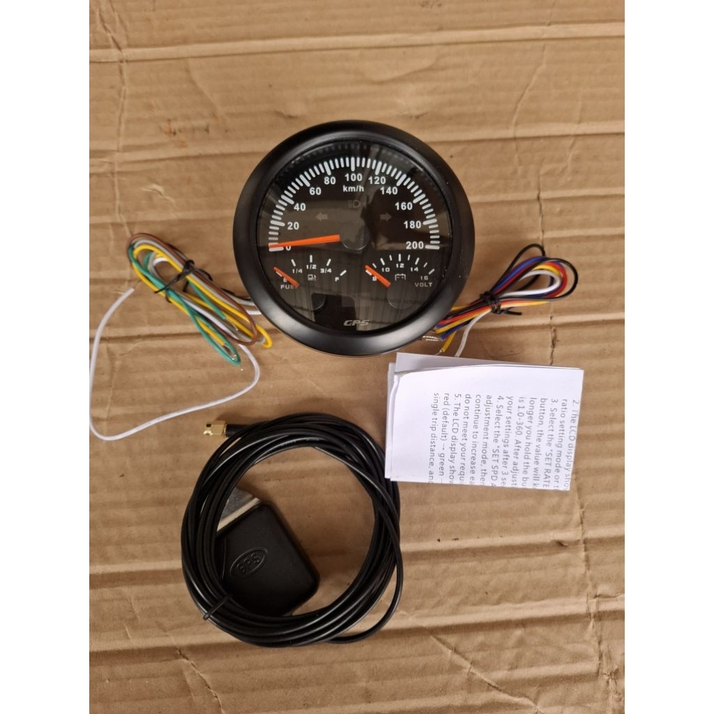 SPEDOMETER GPS V3 ODOMETER VOLTMETER INDIKATOR BENSIN