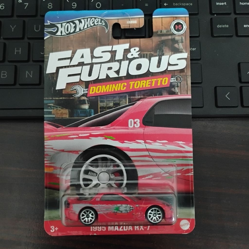 Hot wheels 1995 Mazda RX 7 Fast and furious