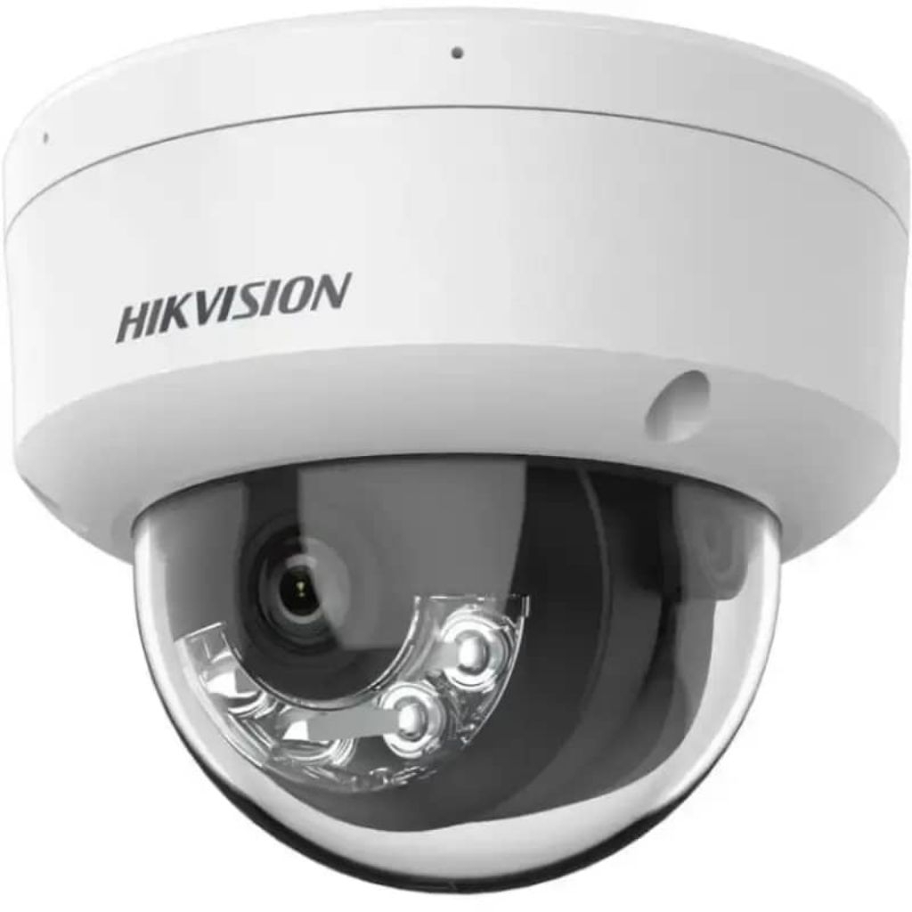 DS-2CD2123G2-LIS2U HikVision DOME IP CAM CCTV 2MP Acusense Smart Hybrid Light Fixed, Built-in arraye