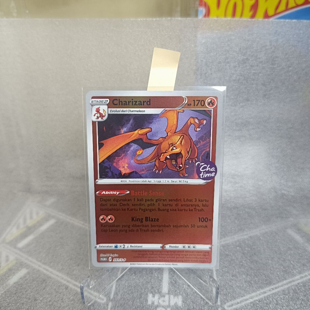 TCG Pokemon Charizard Promo Chatime