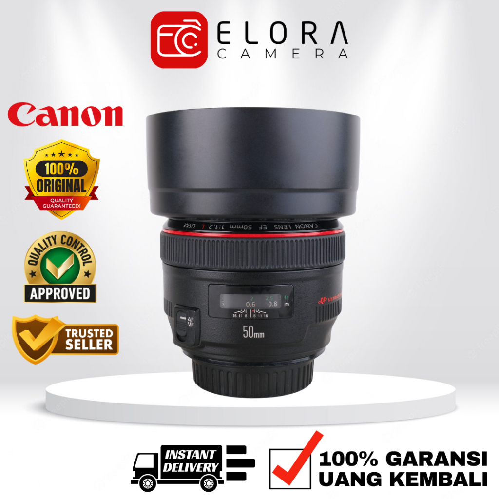 Canon EF 50mm F1.2 L USM / Lensa Canon EF 50 mm F 1.2 L USM