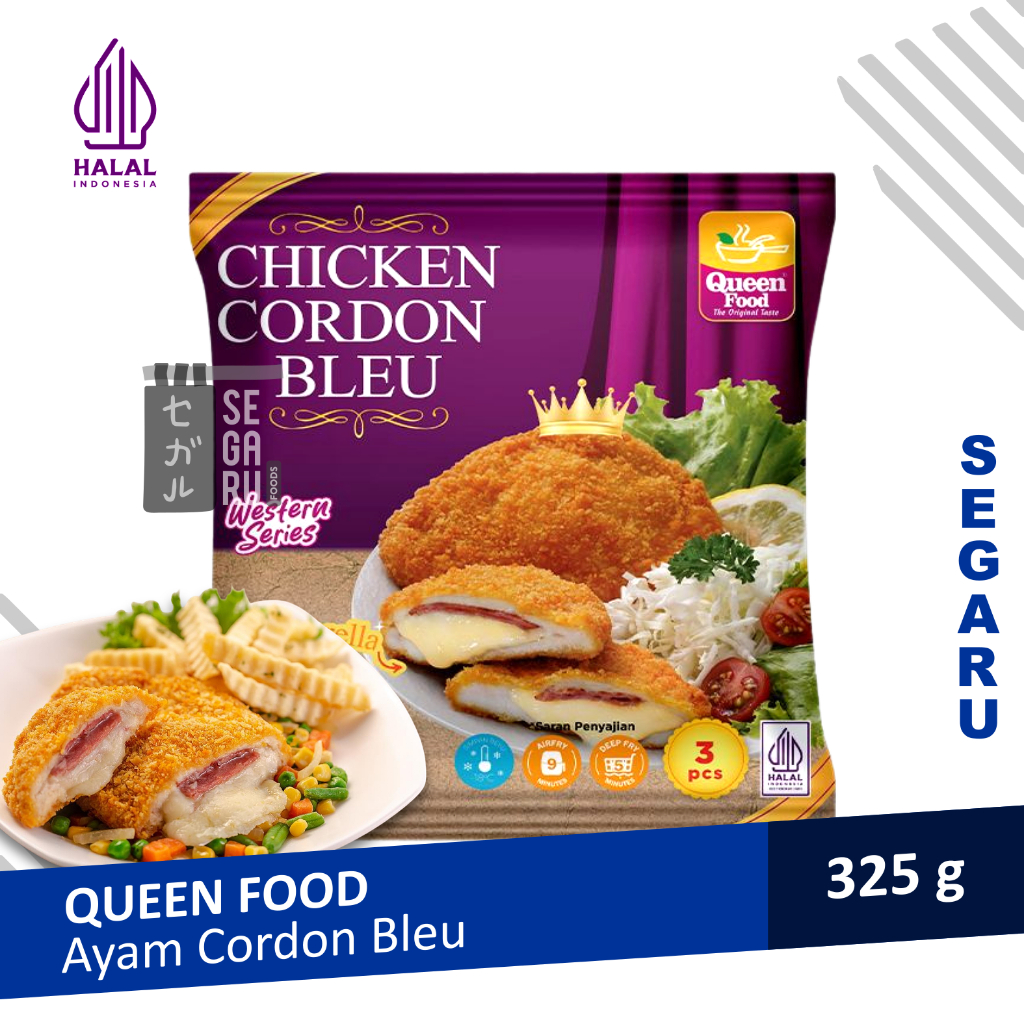 Queen Food Chicken Cordon Bleu | Katsu Ayam Isi Keju Mozzarella Smoked Beef