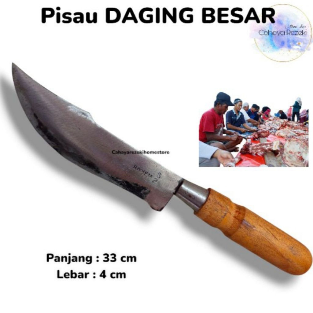 Pisau Daging | Pisau Kelet keled | Pisau kulit BAJA | pisau Cacah Daging Tulang