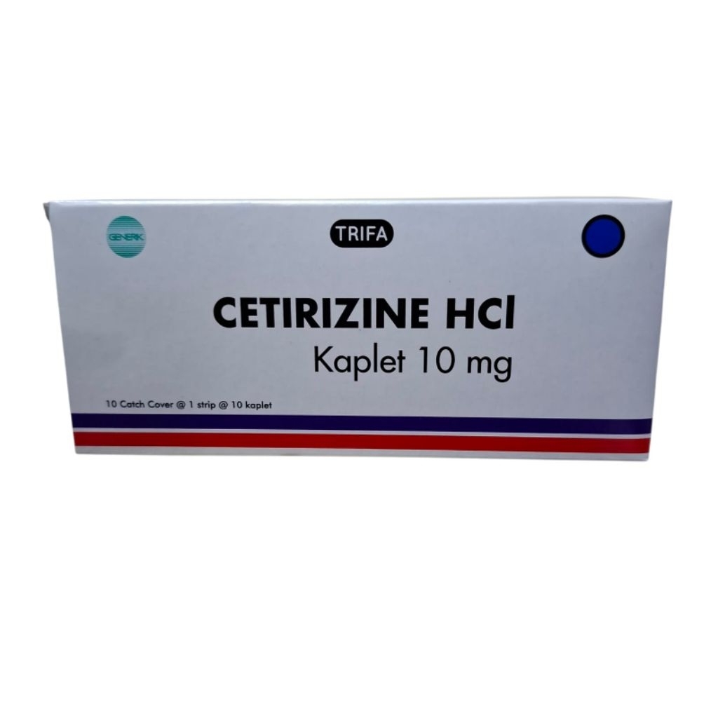 cetirizine box 100 tablet trifa