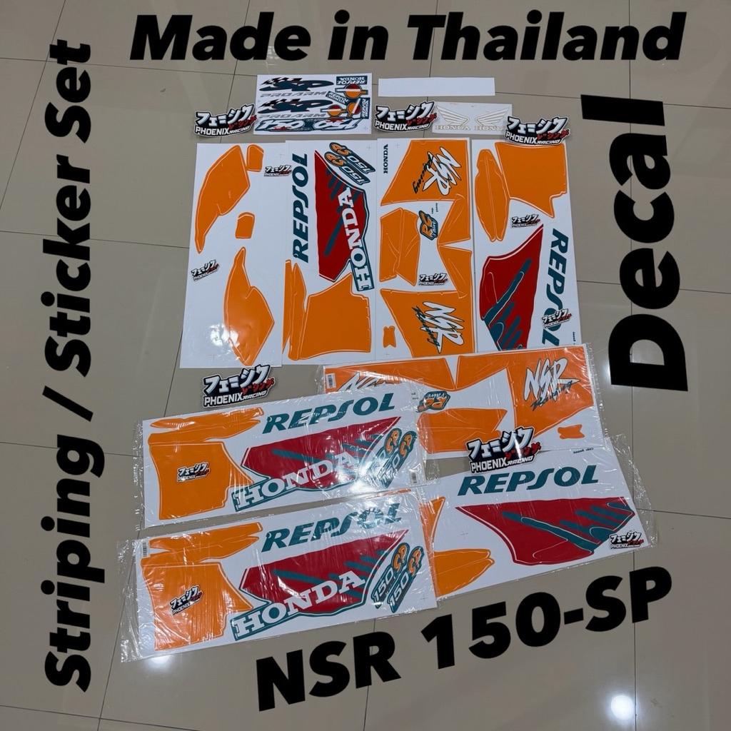 Striping Sticker Decal NSR 150SP Original Made in Thailand Stiker Body Set Honda Nsr 150SP