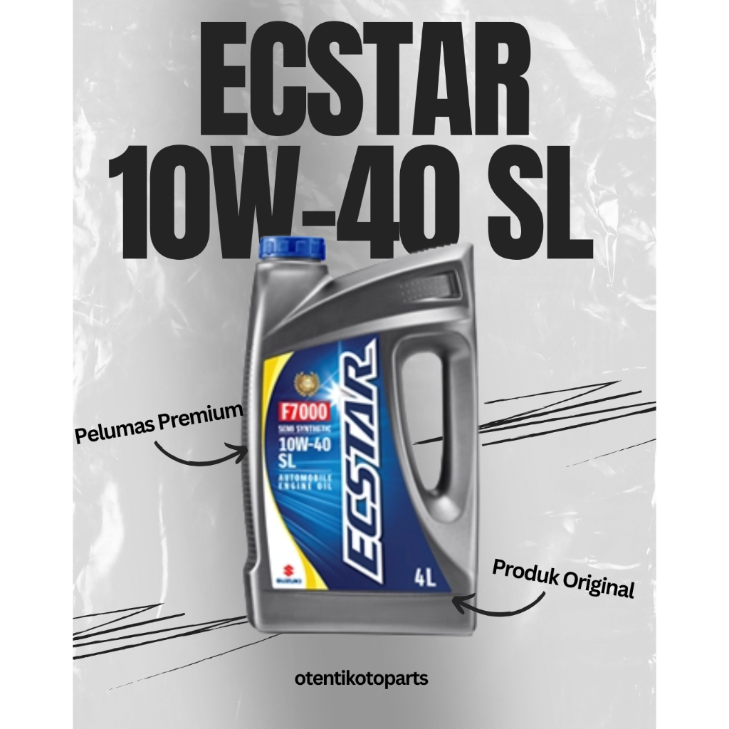 Oli Ecstar Suzuki Semi Synthetic 10W40-SL Premium