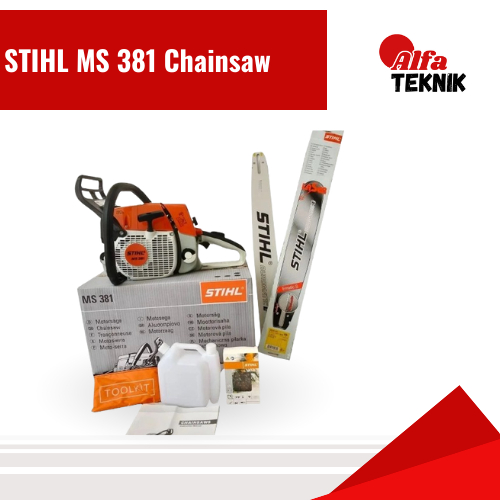 STIHL MS 381 Chainsaw Original Mesin Gergaji Kayu MS381 Asli