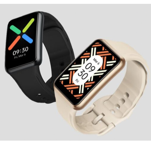 OPPO watch free jam tangan second original desain tipis layar AMOLED 6.1 INCI stylish