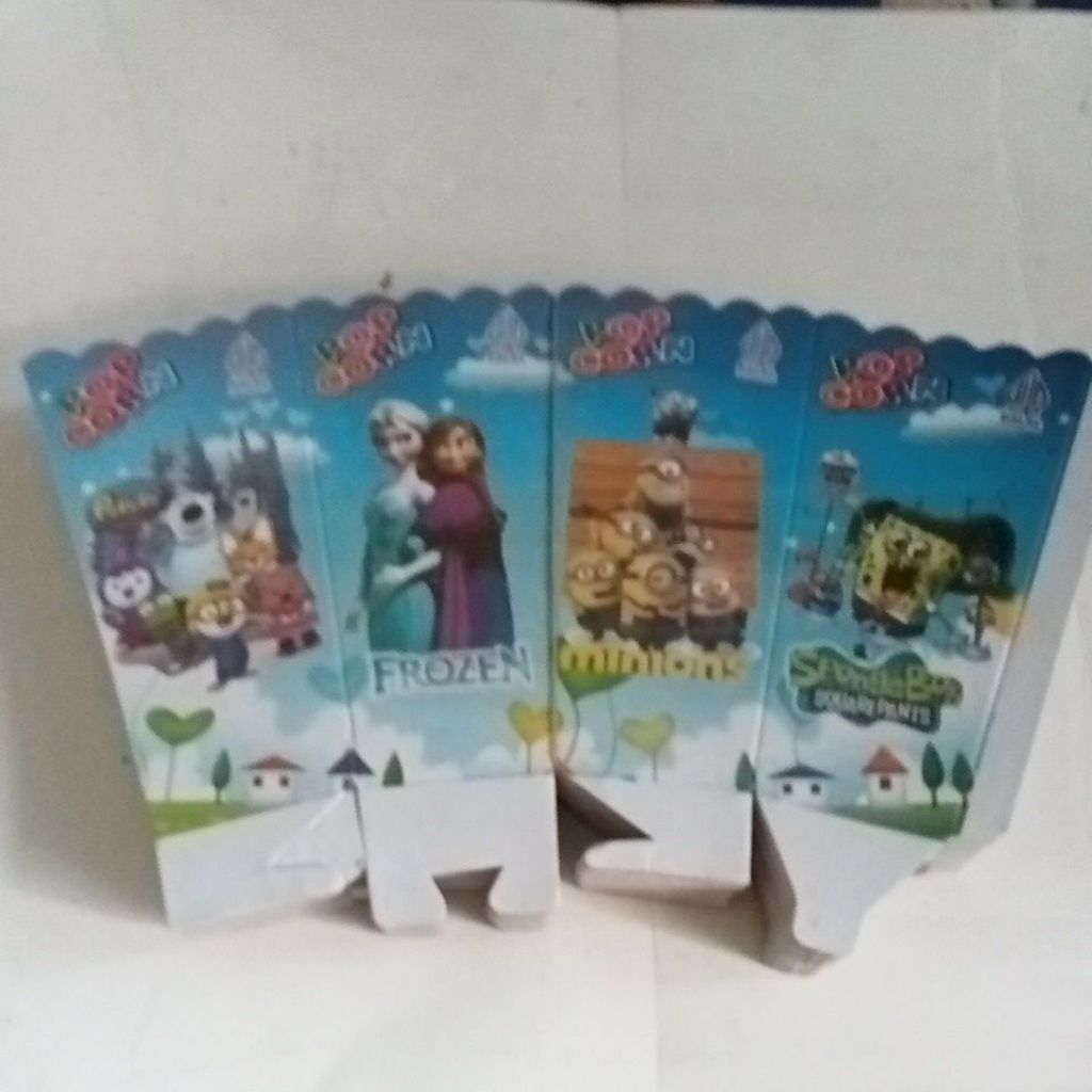 kertas popcron isi 100 pcs 12x6 / bungkus popcorn