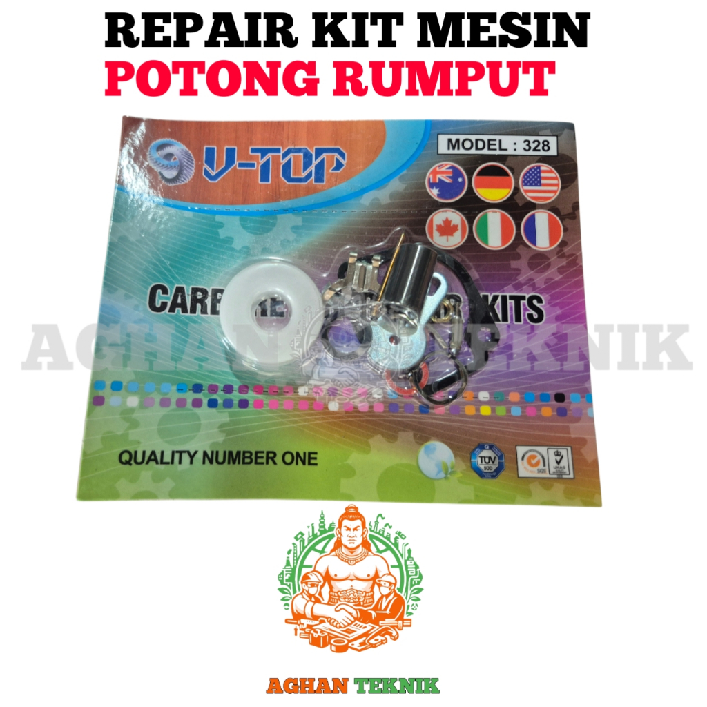 reapair kit mesin carburator potong rumput 2 tak