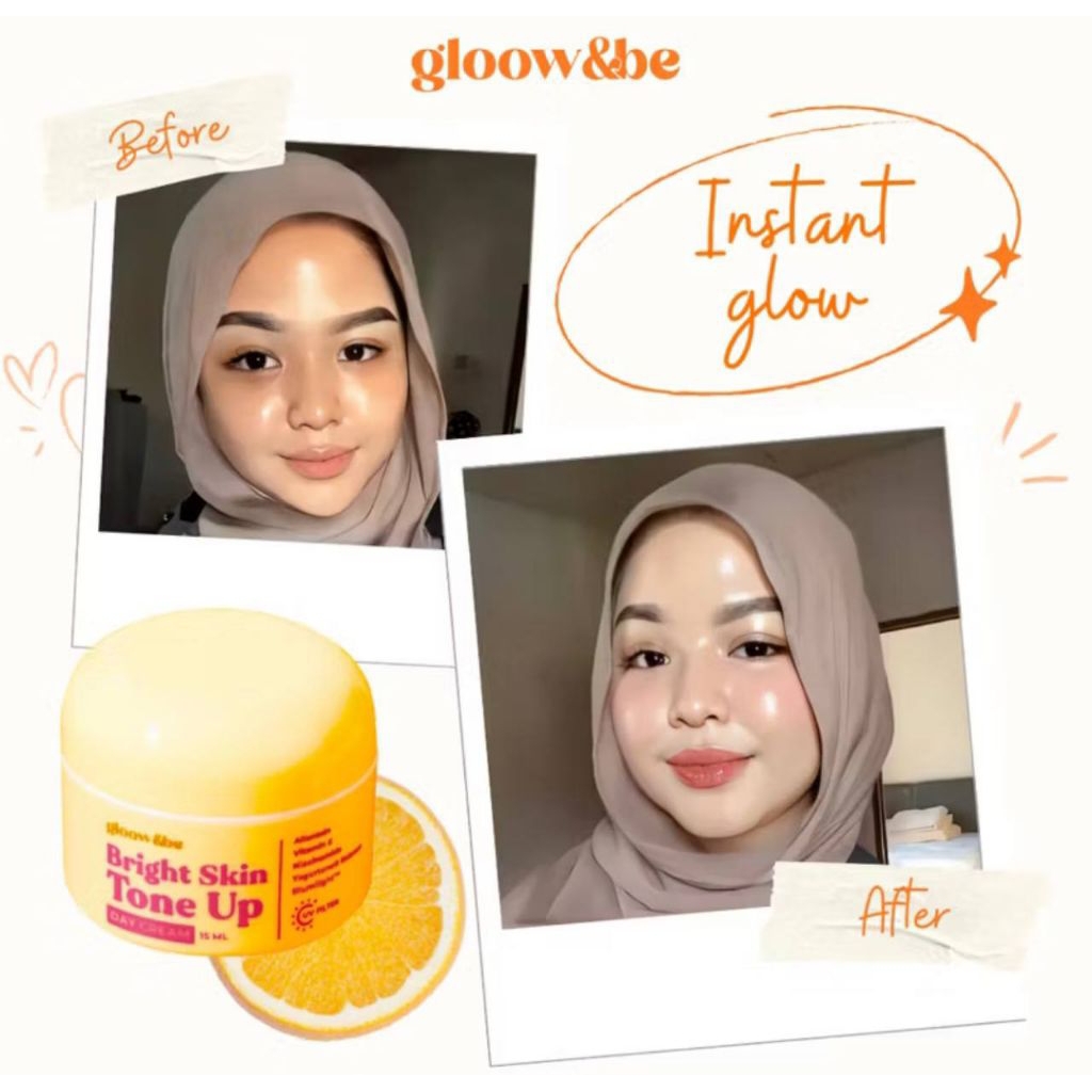 GLOOWBE TONE UP CREAM // BRIGHT SKIN TONE UP DAY CREAM