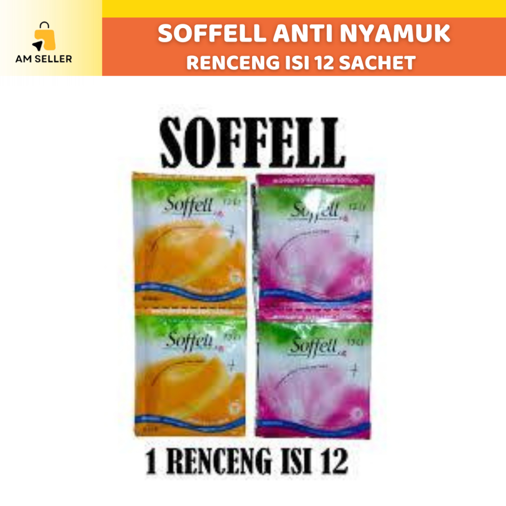 Soffell Anti Nyamuk  Renceng Isi 12 sachet