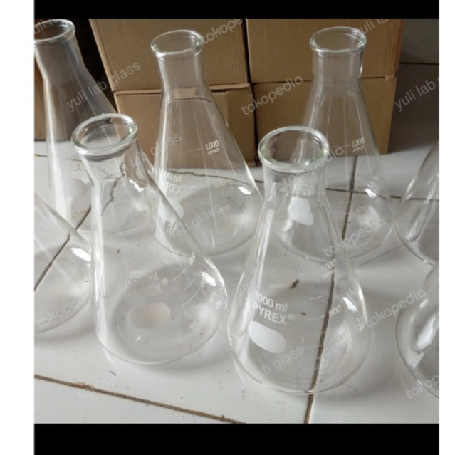 erlenmeyer 2000ml pyrex