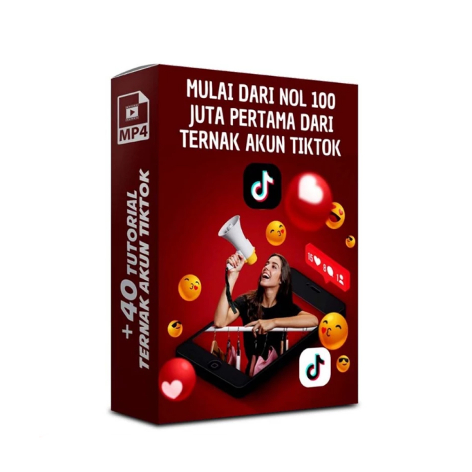 Ecourse 100 Juta Pertama Dari Ternak Akun Tiktok