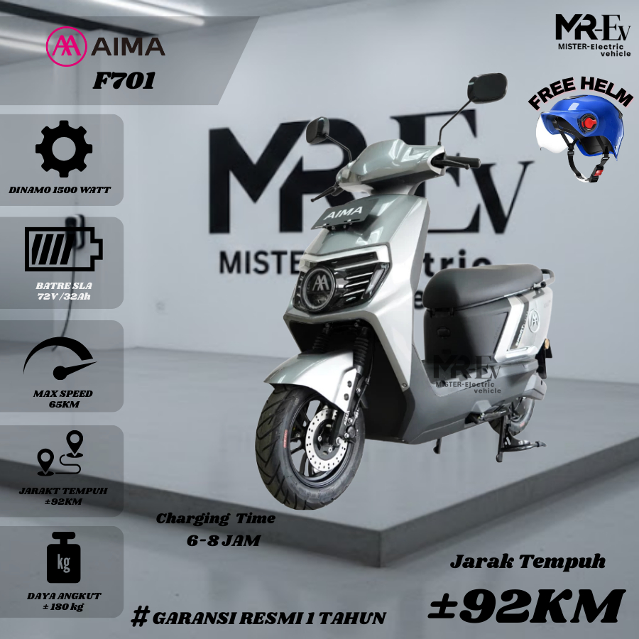 AIMA MOTOR LISTRIK AIMA F701 1500WATT GARANSI RESMI