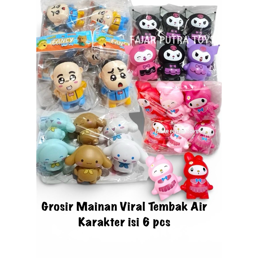 MTC TOYS Mainan Anak Tembak Air isi 6 pcs Ukuran 11 cm