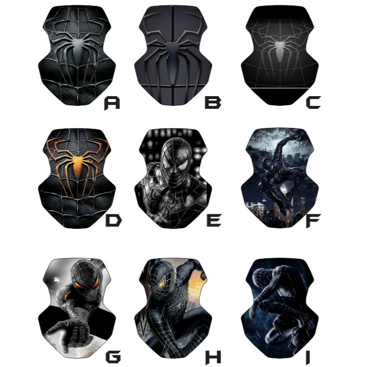 Stiker Visor Honda ADV 150 ADV 160 - Spider Hitam