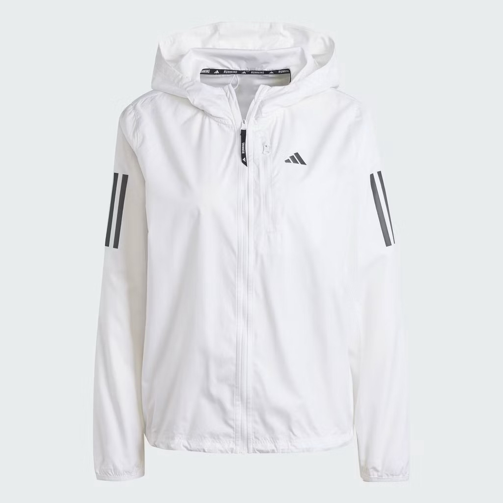adidas Running Own The Run Jacket Women White NEW size S