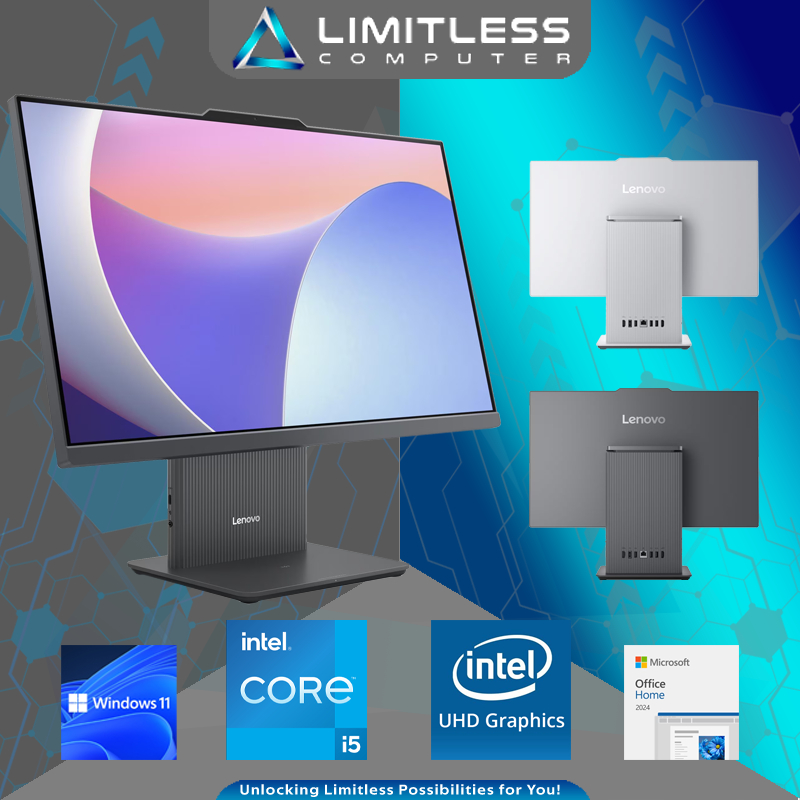 Lenovo IDEACENTRE Intel Core i5 13420H 8GB 512GB 24" FHD IPS Win 11 OHM 2024 All in One AiO PC