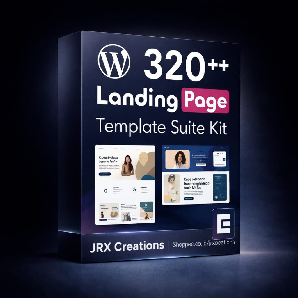320++ Template LANDINGPAGE Suite Kit JSON Elementor - Website Semua Niche Komplit - Bisa Load Gambar