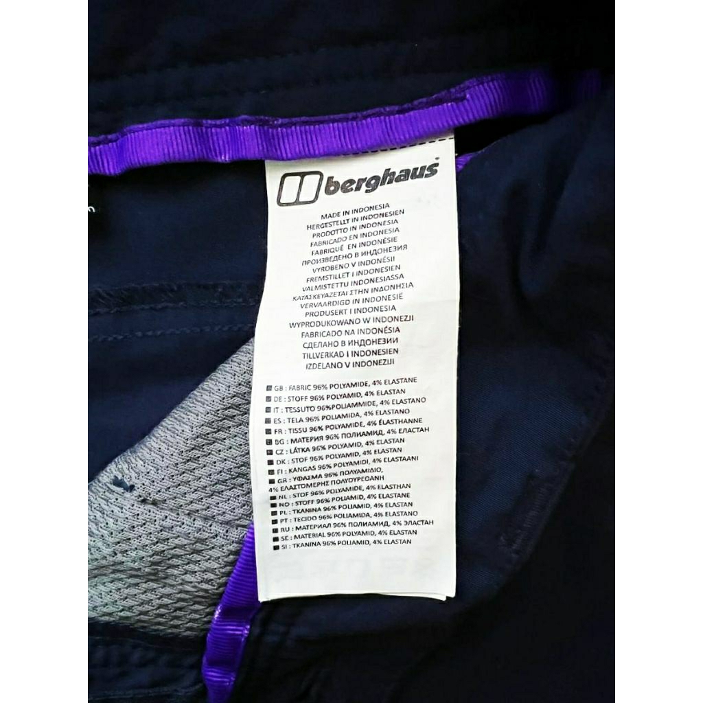 berghaus explorer eco zip off pant/celana panjang gunung outdoor