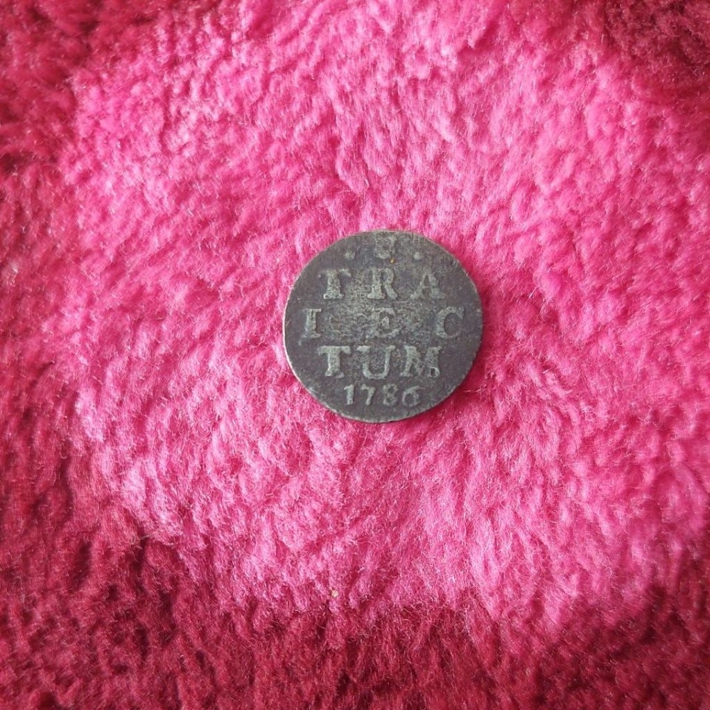 Koin perak 2 stuiver 1786 traiectum.