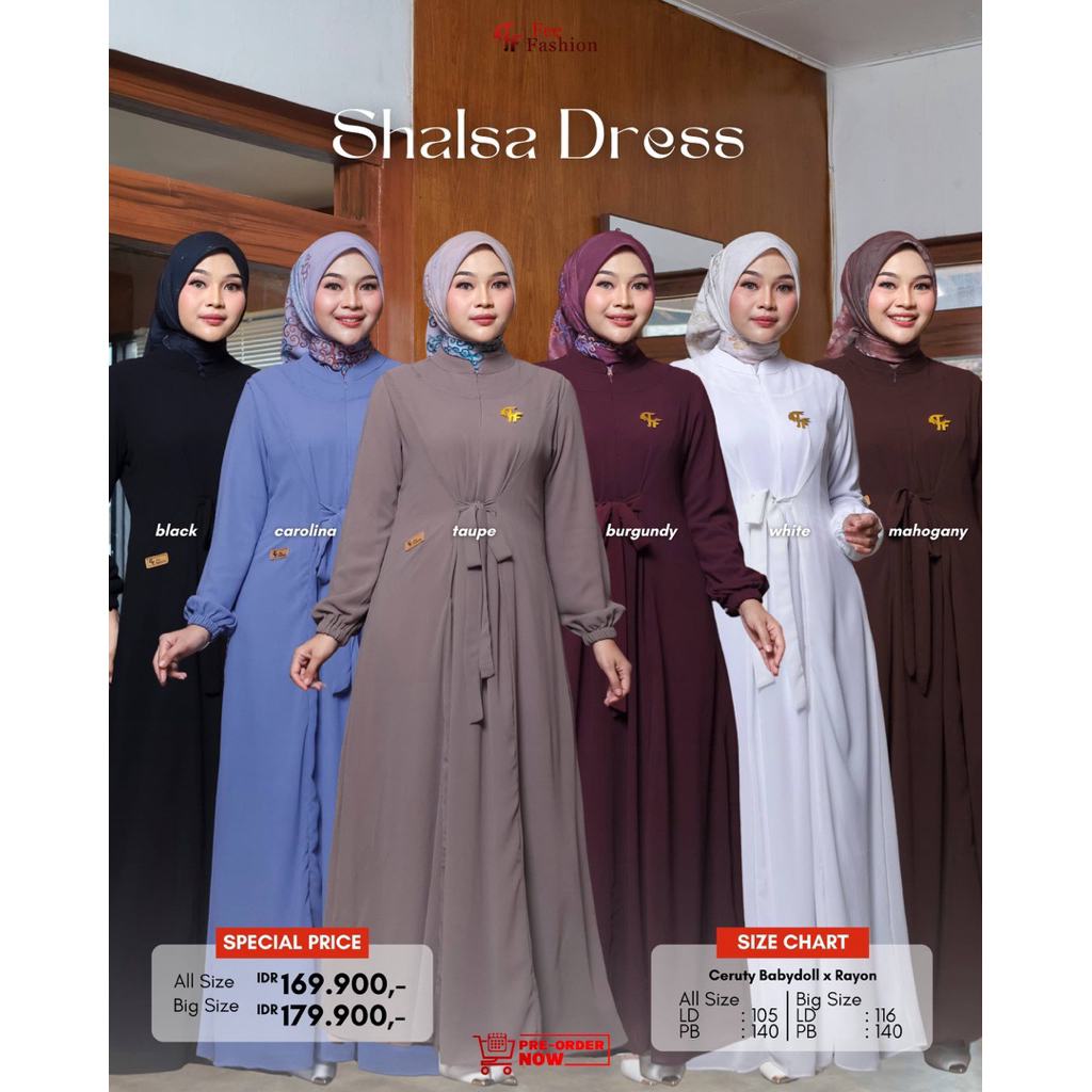 Fee Fashion - Dress / Gamis / Shalsa Dress Fee Fashion