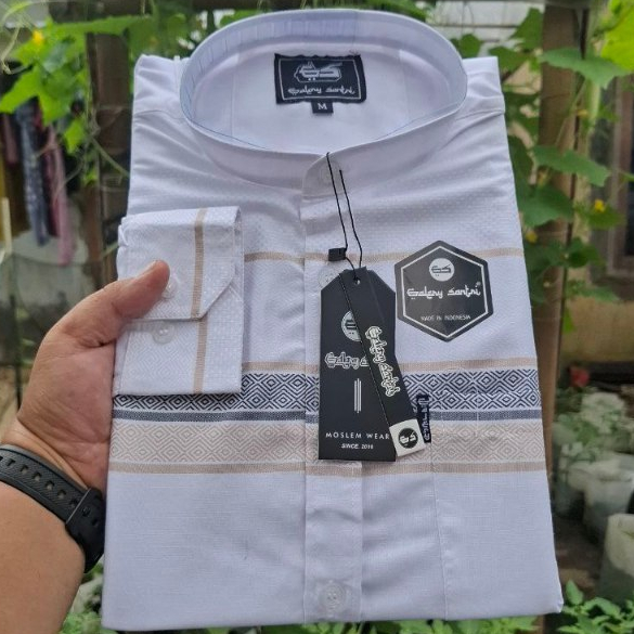 Galery Santri Baju Koko Pria Dewasa Lengan Panjang Katun Madinah Songket Pria Dewasa