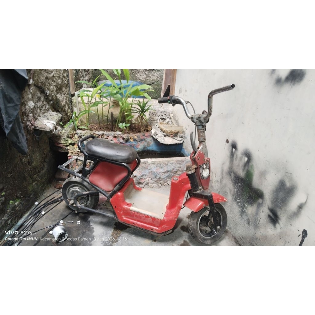 rangka  secooter mr jackie 24volt