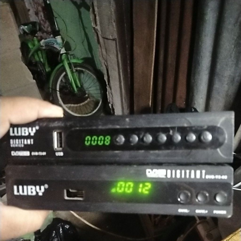 set top box merk luby normal sdh di tes