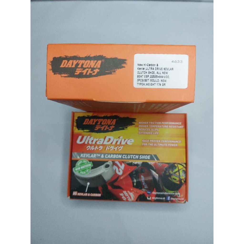 Kampas Kopling Ganda Daytona Kevlar Carbon Beat fi esp Scoopy esp k44
